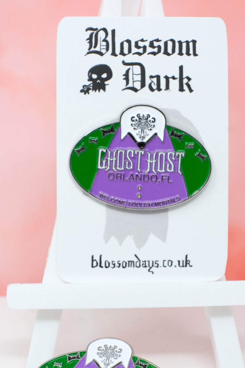 Haunted Mansion Pin Haunted Mansion Disney Name Tag Disney Etsy UK