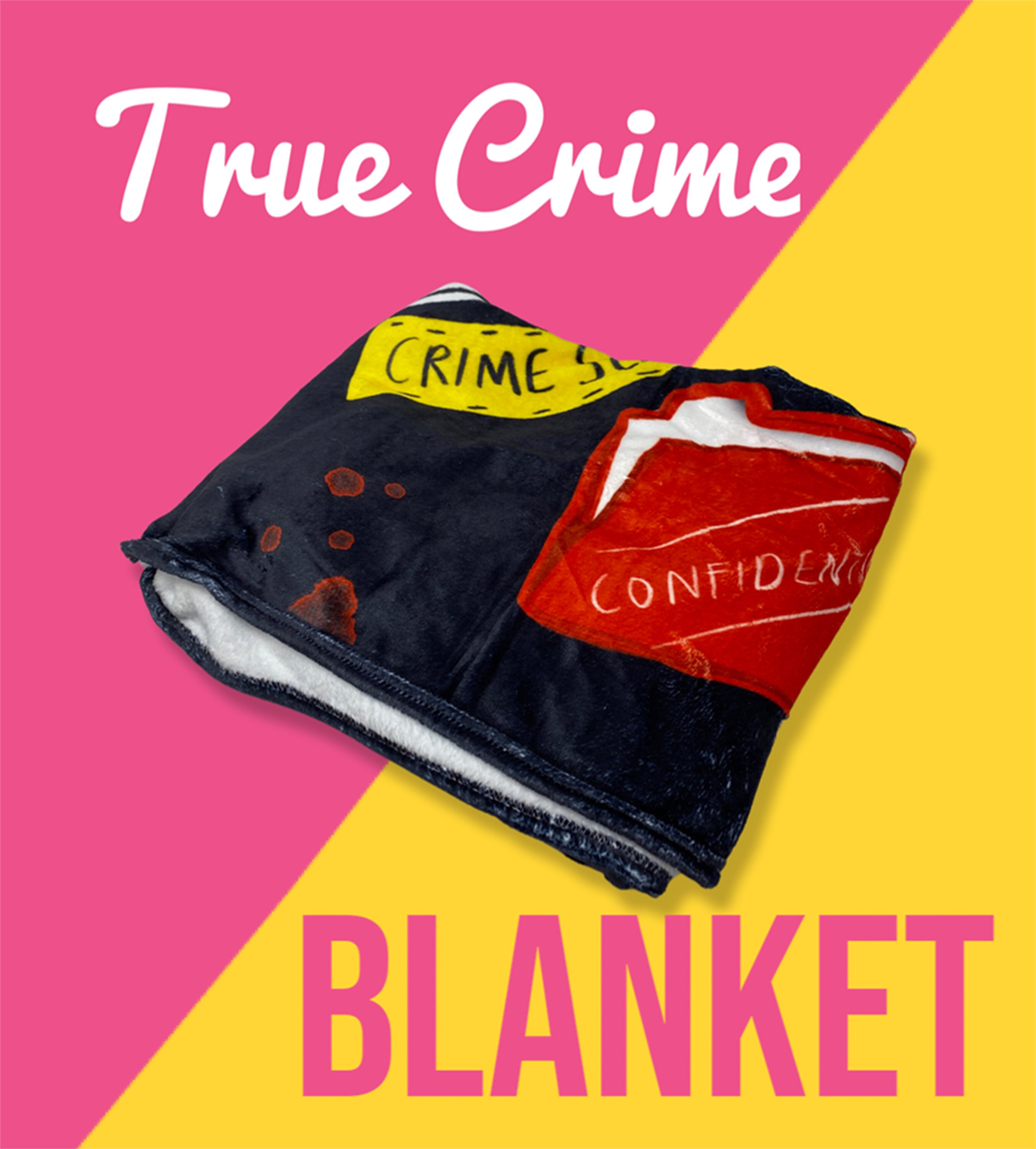 True Crime Blanketlarge Coral Fleece Blanket 125cmx150cm Etsy
