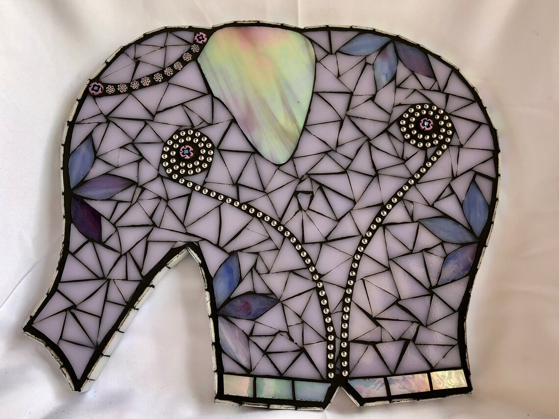 Custom Made to Order Mosaic Elephants Etsy