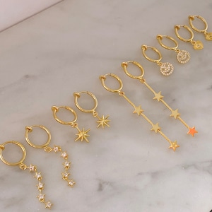 Clip on Charm Earrings | No Pierce Charm Drop Earrings | Clipon&#39;s