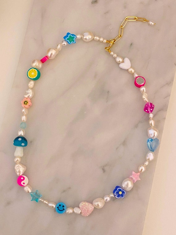 Fruit Charming Freshwater Pearl Beaded Necklace - SELEQTS