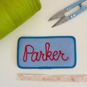 Custom Chainstitch Patch | Name Patch
