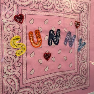 Custom Name Bandana Art