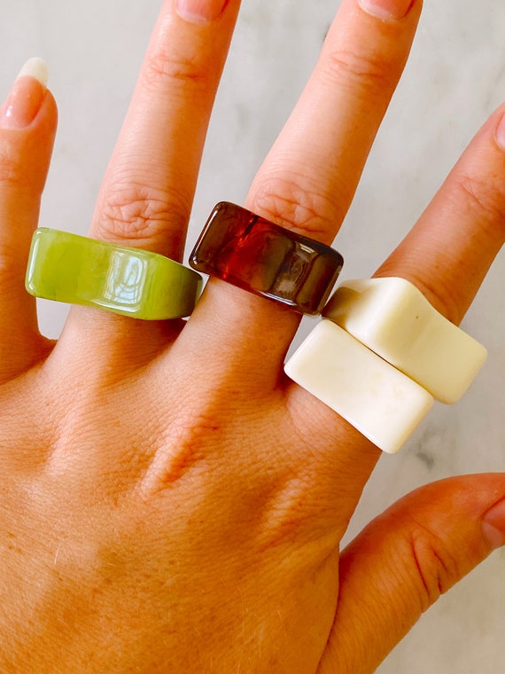 Anillo acrilico shop