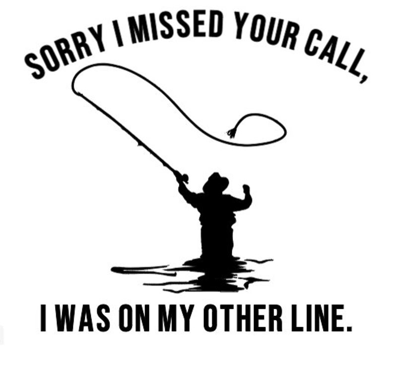 Sorry I Missed Your Call I Was On My Other Line SVG Etsy