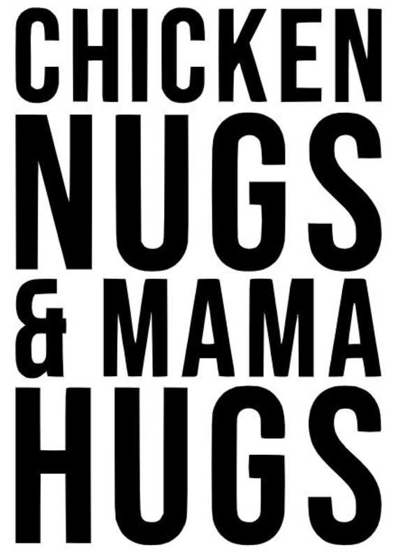 Chicken nugs and mama hugs shirt Clearance