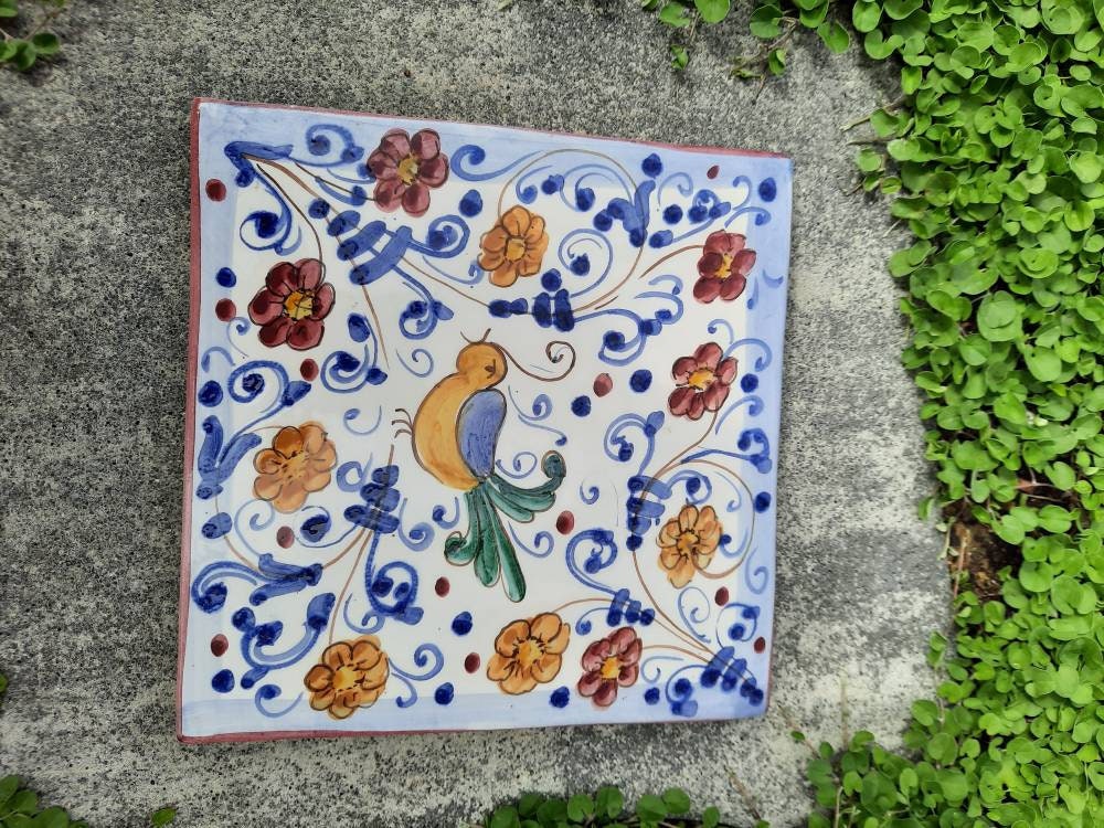 Tile for Hot Plate Plaque for Wall Plate. Pottery Hand Made in Etsy