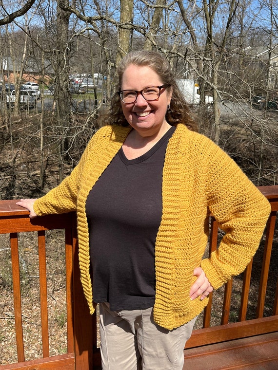 Mustard yellow cardigan womens online