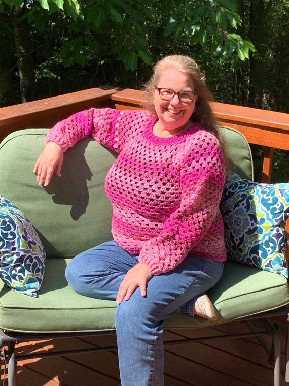Womens hot sale blush sweater