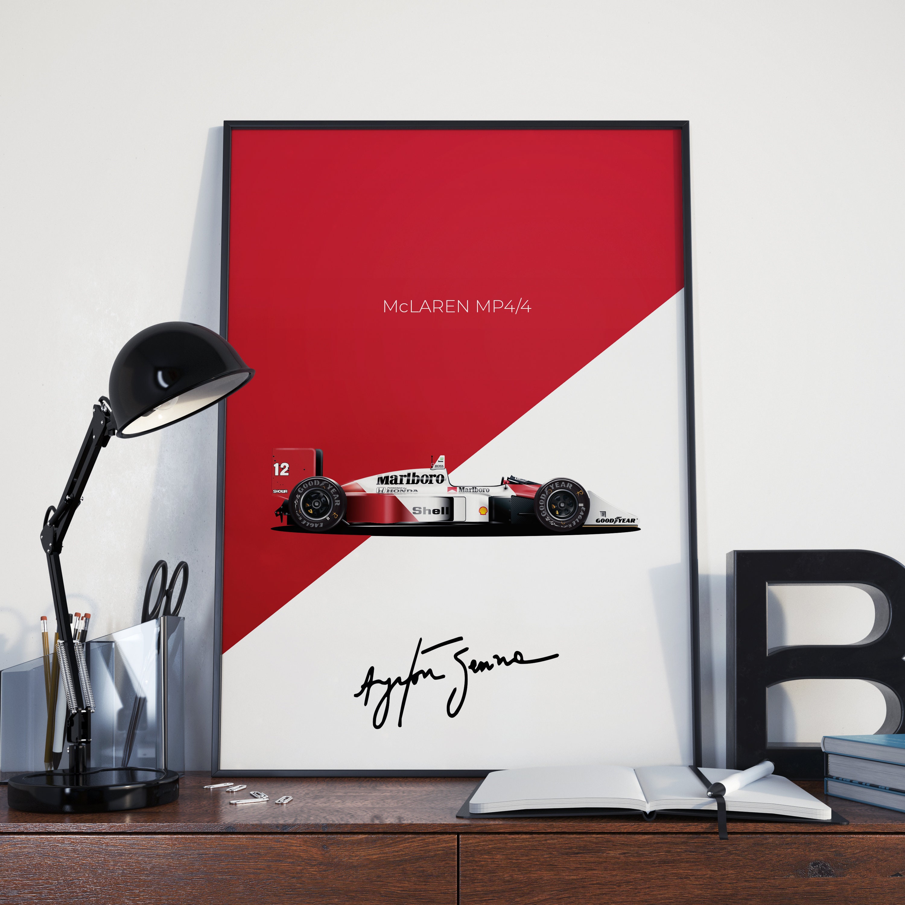 Ayrton Senna Formula 1 Mclaren Posters F1 Poster Prints Art And Collectibles