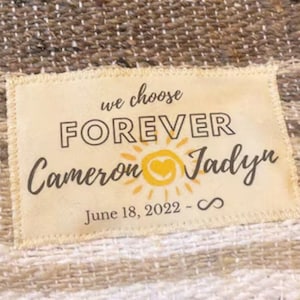 Custom Clothing Labels, Sewing or Crochet Tags with Your Logo or Design, Personalized 100% Organic Cotton