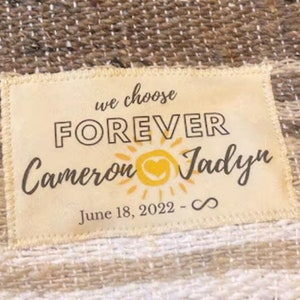 Custom Clothing Labels, Sewing, Crochet, or Quilt Tags with Your Logo or Design, Personalized 100% Organic Cotton