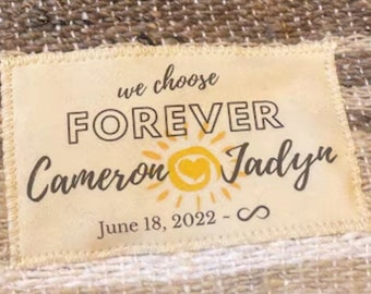 Custom Clothing Labels, Sewing, Crochet, or Quilt Tags with Your Logo or Design, Personalized 100% Organic Cotton