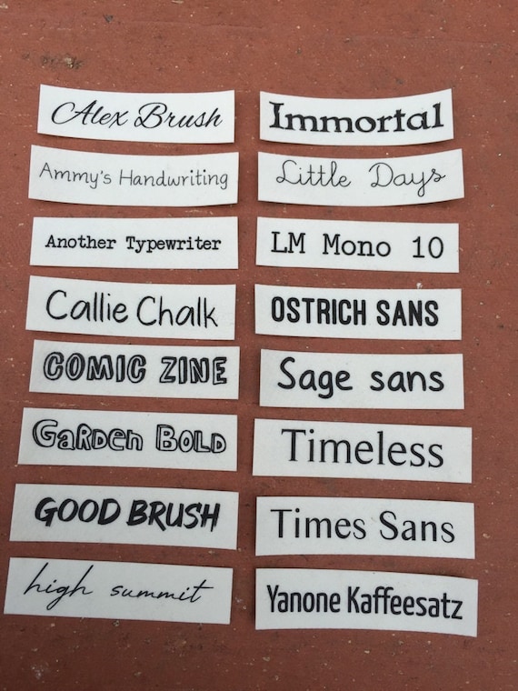 100% Cotton Iron On Name Labels, *Fast Shipping* Personalized Clothing Tags, Kids Nametag Patches, Press On, Soft