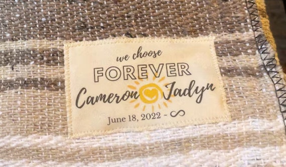 Custom Clothing Labels, Sewing, Crochet, or Quilt Tags with Your Logo or Design, Personalized 100% Organic Cotton