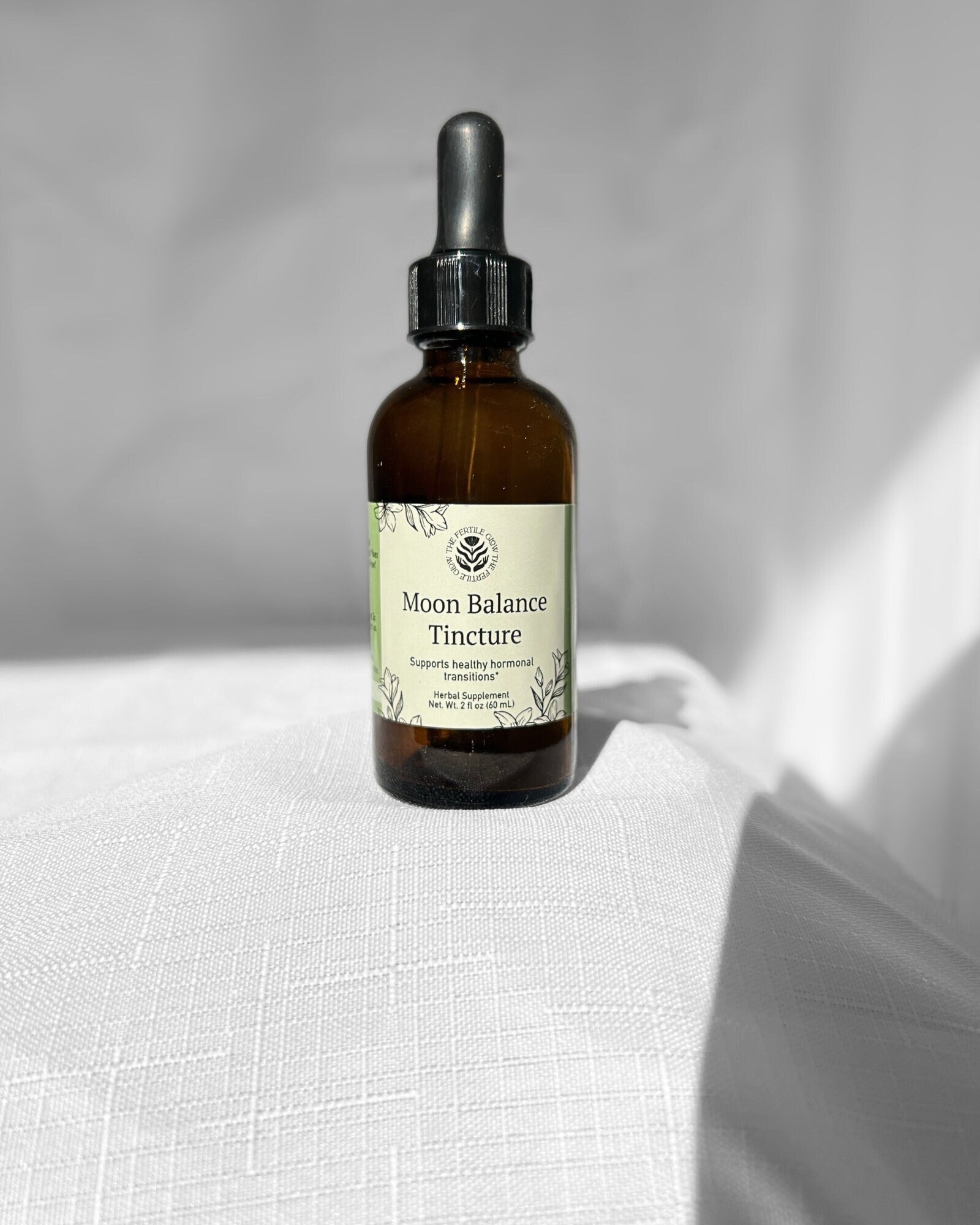 Moon Balance Herbal Tincture Small Batch Botanical Blend for Women's Daily Wellness