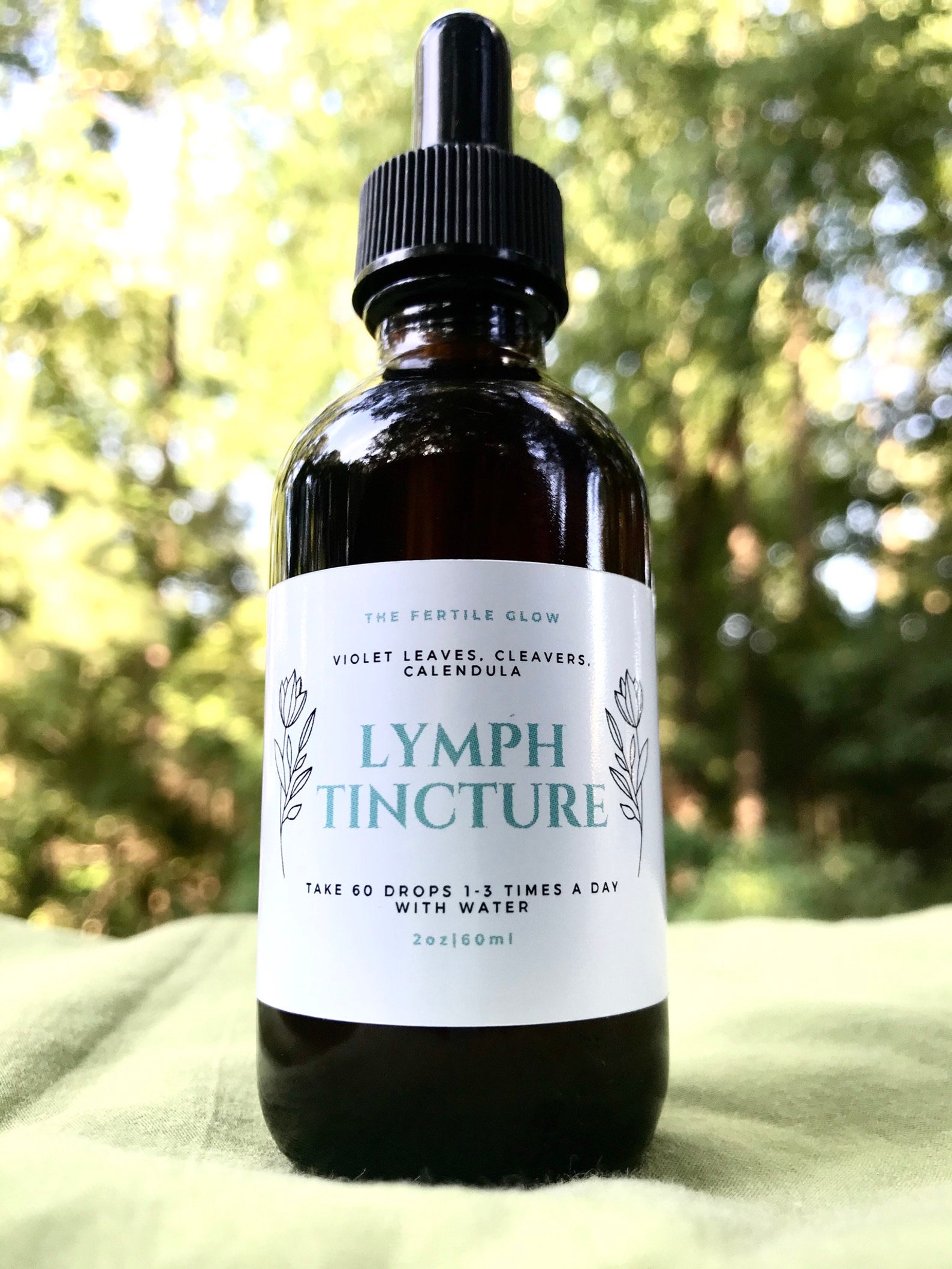Lymph System Tincture Herbal Tincture Cleavers Tincture Etsy