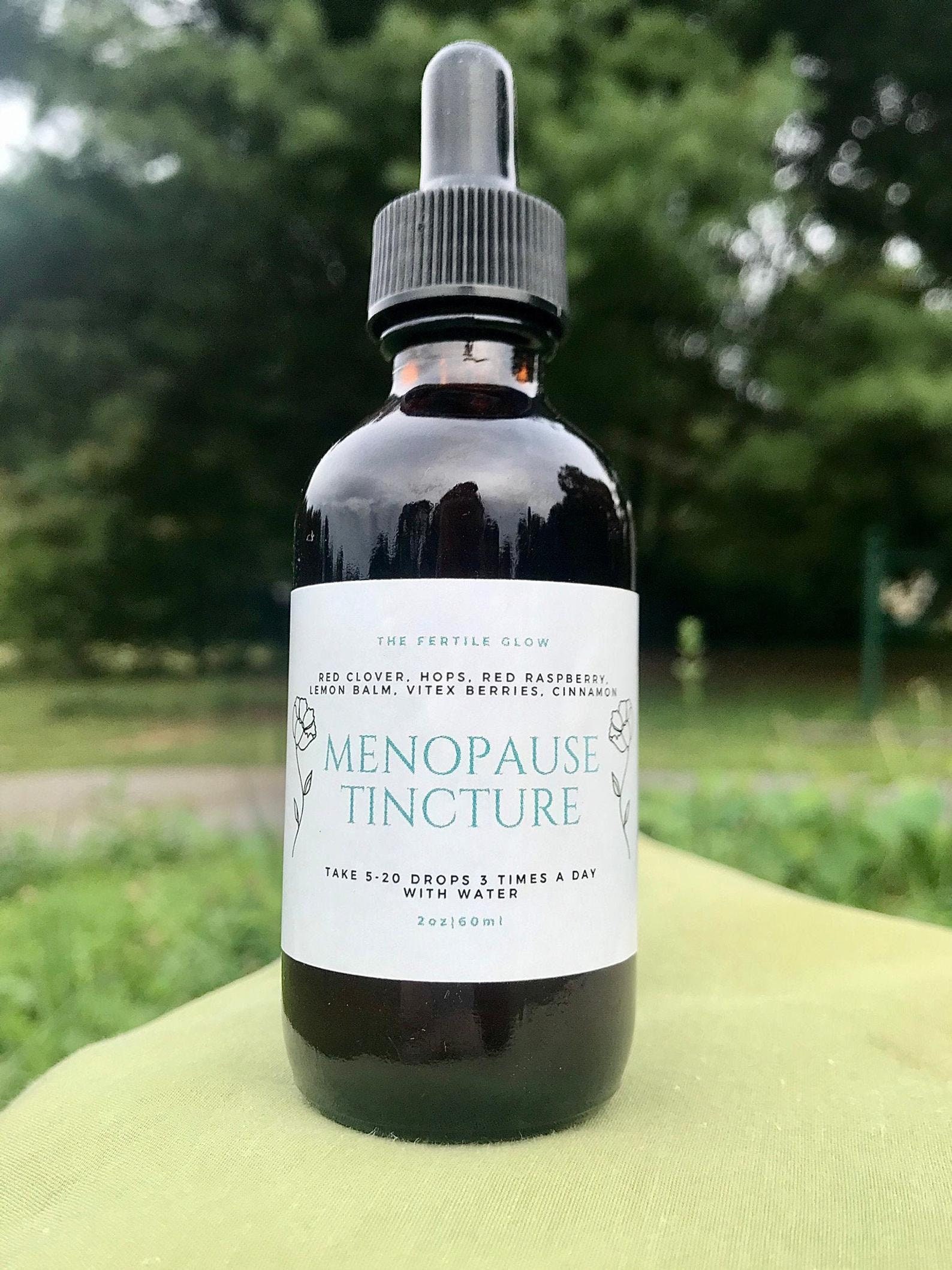 Hormone Balance Tincture PMS relief Hops Red Clover Vitex Etsy