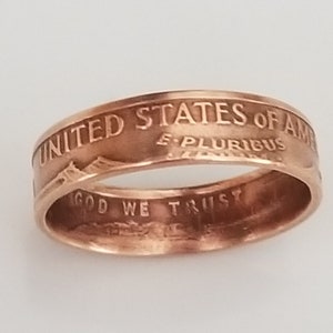 US Penny Coin Ring | Lincoln Penny Coin Ring | Pinky Midi Schmuck | Lincoln Penny Schmuck