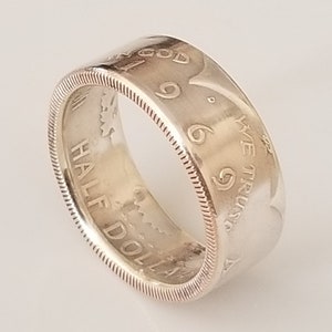 1969 half Dollar Coin Ring | JFK Half Dollar Coin Ring