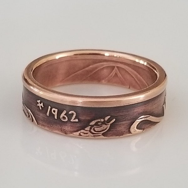 Norway Coin Ring | Norwegian Ring | Handmade Ring | Travel Gift | Unique Gift