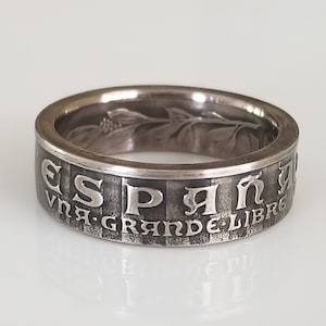 Spain Coin Ring | Spain Ring | Unique Gift| Handmade Ring | Travel Gift
