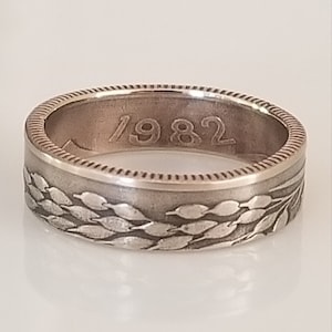 South Korea Coin Ring | Korea Ring | South Korea Jewelry | Handmade Ring | Unique gift | Travel gift