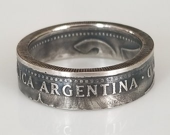 Argentina Coin Ring | Coin jewelry | Handmade Rings | Argentina Jewelry