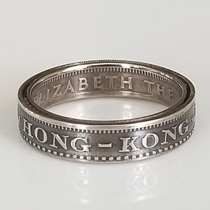 Hong Kong Coin Ring | Hong Kong Jewelry | Hong Kong Ring Travel Gift | Unique Gift