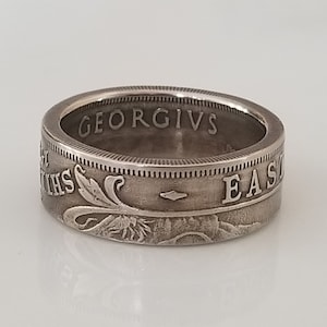 British East Africa Coin Ring | George VI One Shilling Coin Ring | Unique Gift | Travel gift