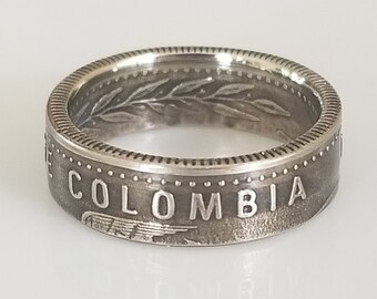 Colombiaanse muntring | Muntsieraden | Handgemaakte muntring | Colombiaanse sieraden