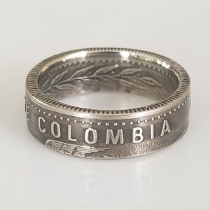 Colombian Coin Ring | Coin Jewelry | Handmade Coin Ring | Colombian Jewelry