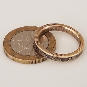 France Coin Ring | Française Ring | Handmade Ring | Unique Gift |travel gift