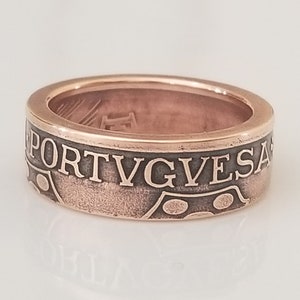 Portugal 1 Escudo Coin Ring | Portugal Ring | Handmade Ring | Travel gift Unique Gift