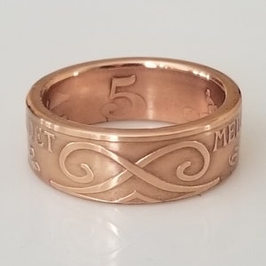 Sweden 5 Ore Coin Ring | Sweden Ring | Handmade Rings | Travel gift | Unique Gift