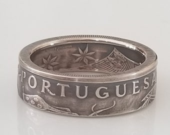 PORTUGAL Coin Ring | Portuguese Ring | Handmade Ring | Unique Gift | Travel Gift