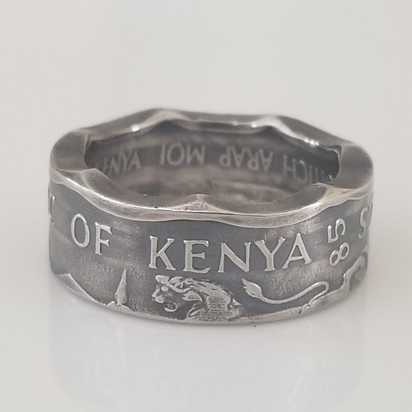 Kenya Coin Ring | Kenya 5 Shillings Ring | Handmade Ring | Travel Gift | Unique Gift