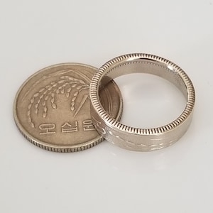 South Korea Coin Ring | Korea Ring | South Korea Jewelry | Handmade Ring | Unique gift | Travel gift