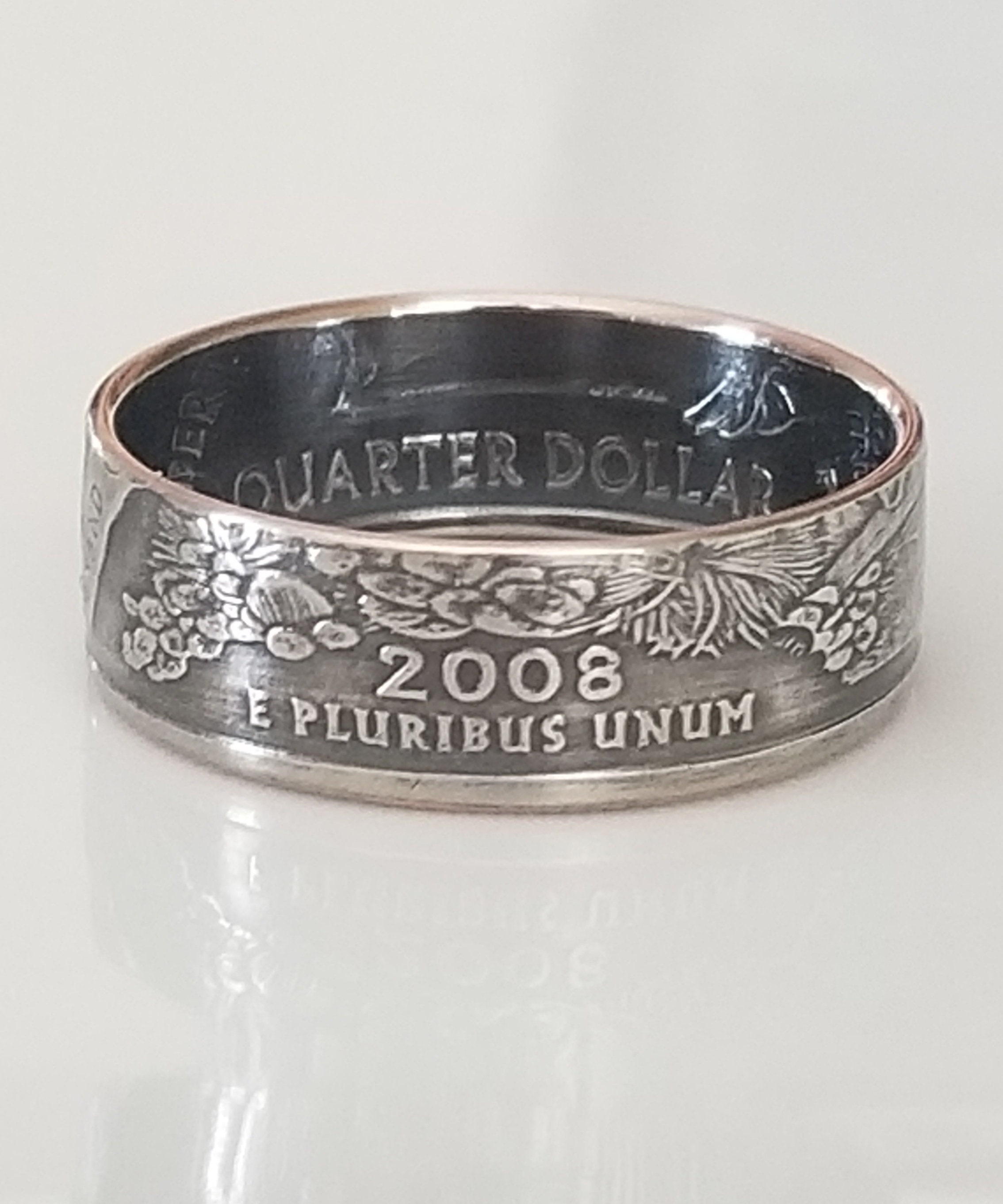 State Coin Rings Arizona Coin Ring State Coin Ring Quarter Coin Ring - Etsy UK