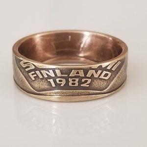 Finland Coin Ring | Suomi Ring | Handmade Ring | Travel Gift | Unique Gift