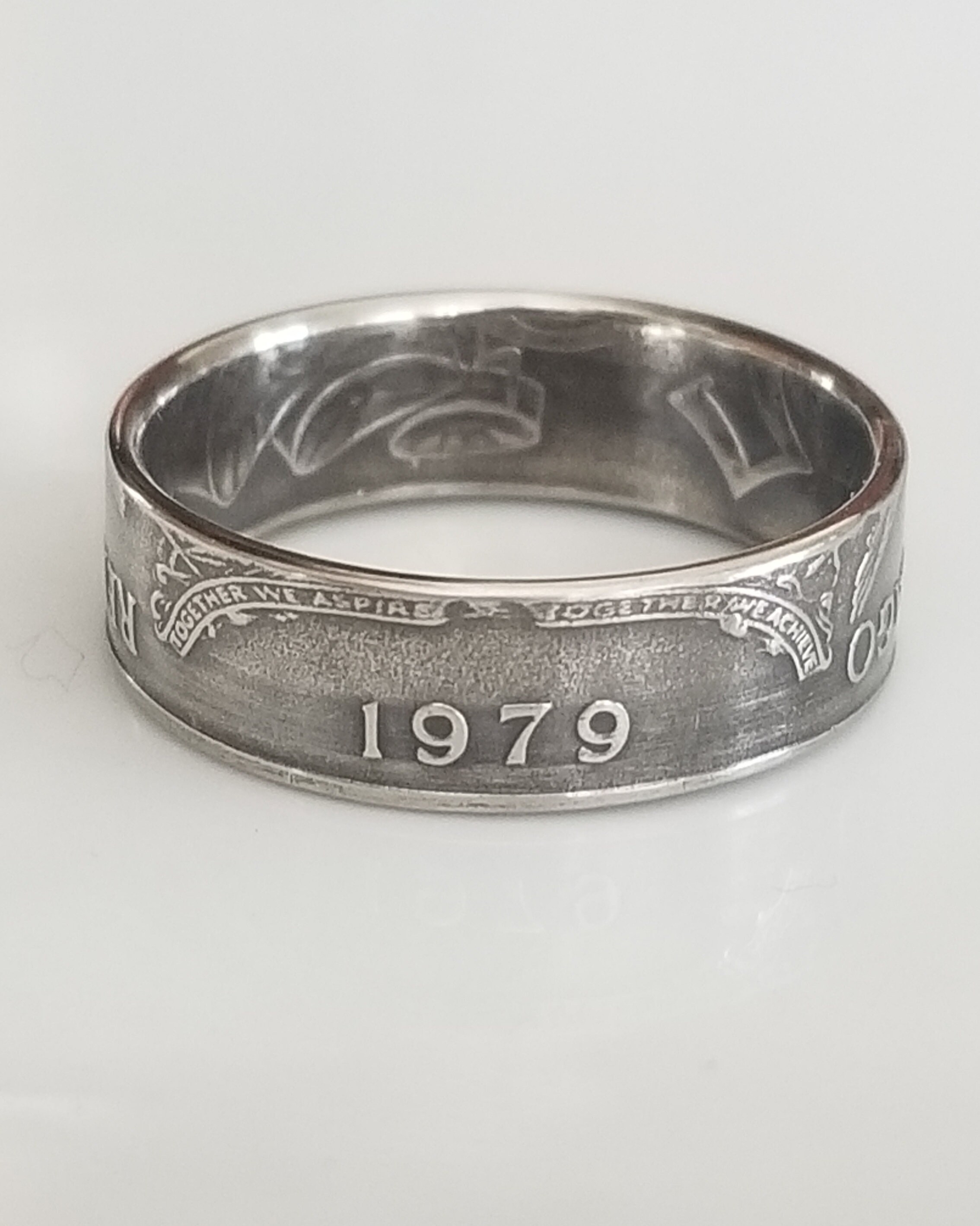 Trinidad and Tobago Coin Ring Trinidad and Tobago Ring Unique Gift Handmade Ring Travel Ring Etsy