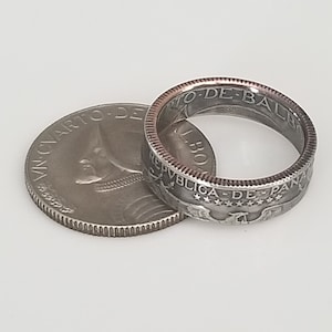 Panama Coin Ring | Panama Ring | Handmade Ring | Unique gift | Travel Gift