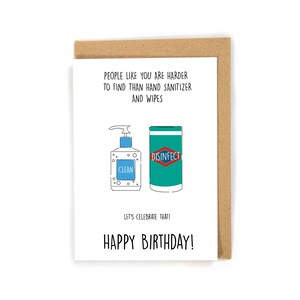 Funny Birthday card, Quarantine Birthday Card, Happy Birthday Card, Drive-By Birthday card, relatable, memorable birthday card; Custom