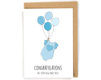 Cute baby shower card, New baby card, baby card for new parents, for baby girl, for baby boy, pregnancy card, new arrival card; custom