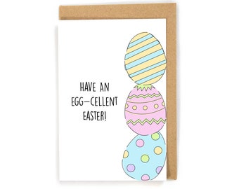 Easter Card, Happy Easter Card, Easter egg Card, Easter Card for Family, Cute Easter Card, Punny Easter Card, Easter Greeting Card; Custom