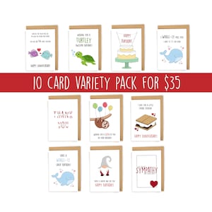 Lot varié de 10 cartes, cartes d'anniversaire, lot de 10 cartes, lots variés de cartes vierges, lot de cartes de voeux pour toutes les occasions, toutes les cartes pour toutes les occasions