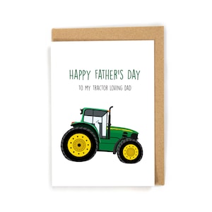 John Deere Tractor Card, Tractor Father&#39;s Day Card, John Deere Tractor Father&#39;s Day Card, Father&#39;s Day Card, Farm Father&#39;s Day Card