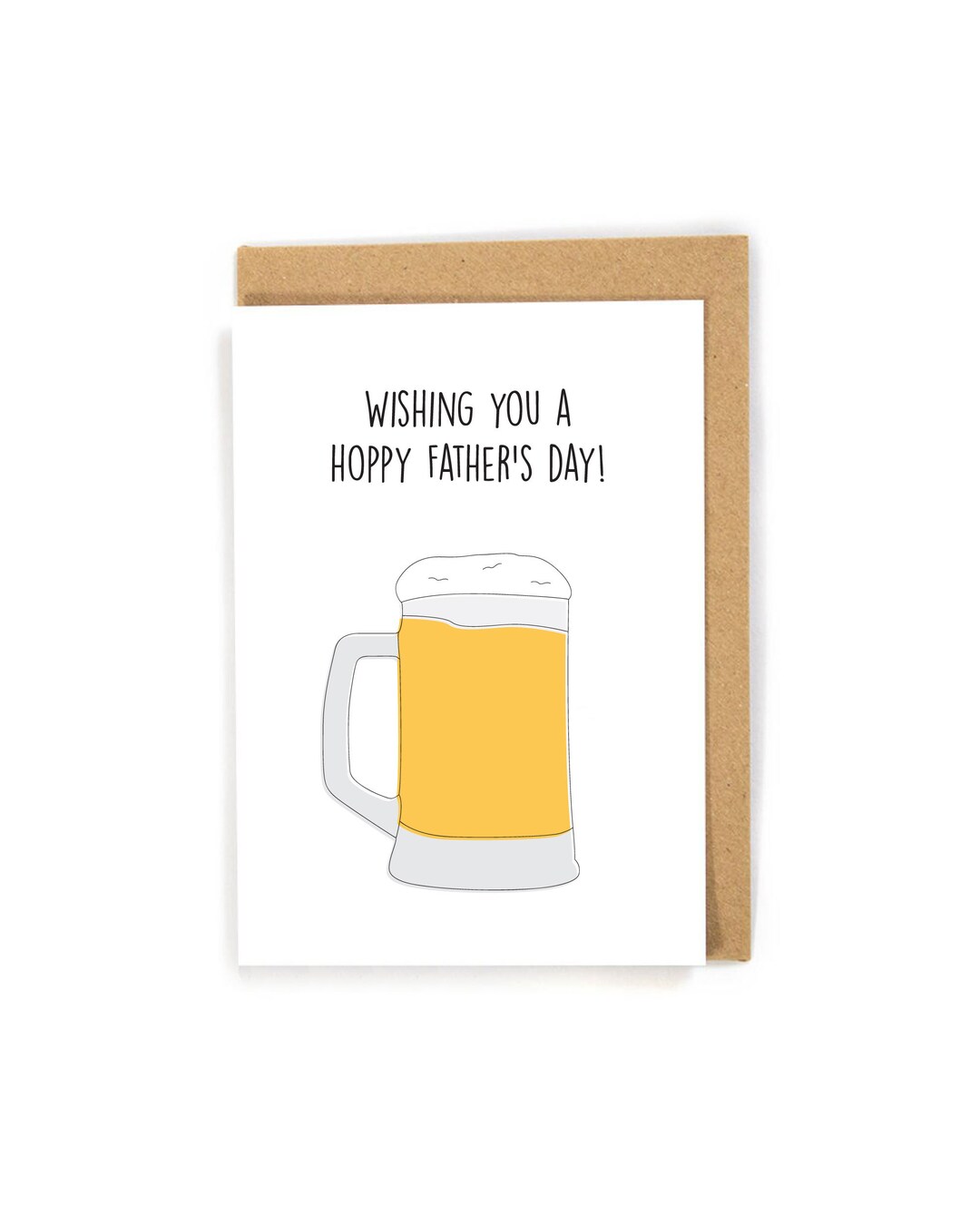 Hoppy Father's Day Card, Happy Father's Day Card, Beer Father's Day ...