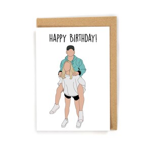 Faceless Portrait Birthday Card, Custom Birthday Card, Custom Faceless Portrait Card, Cute Birthday Card, Custom Card, Anniversary