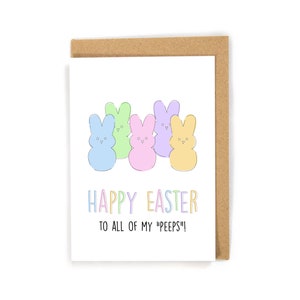 Easter Card, Happy Easter Card, Easter Card for Family and Friends, Cute Easter Card, Friend Easter Card, Pack of Easter Cards; Custom